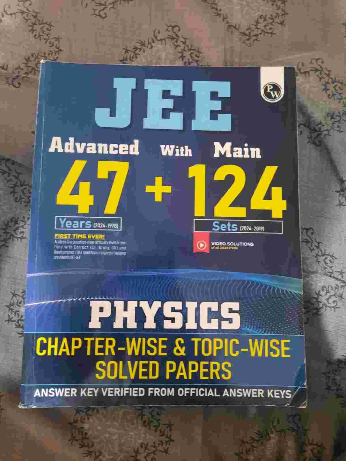 JEE Advance with Mains 47+124 years pyq physics 24